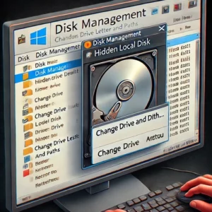 BitLocker у Windows show hiden local disk windows