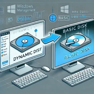 ключ продукту Windows Перетворити динамічний том на базовий в Windows
