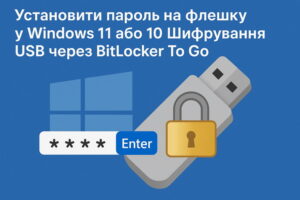показати диск Windows Як встановити пароль на флешку в Windows 11 або Windows 10