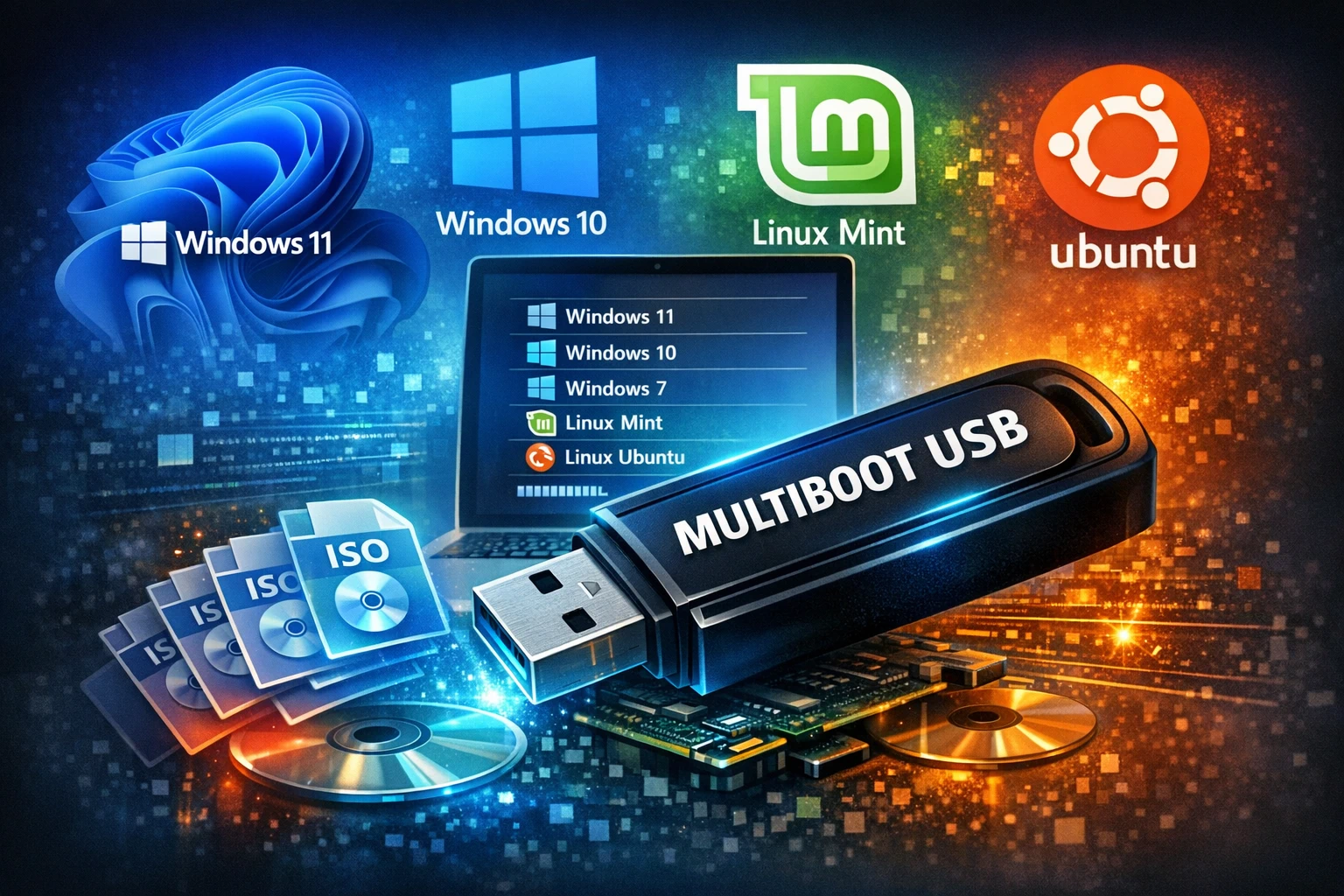 Мультизавантажувальна флешка | Як створити - детальна інструкція