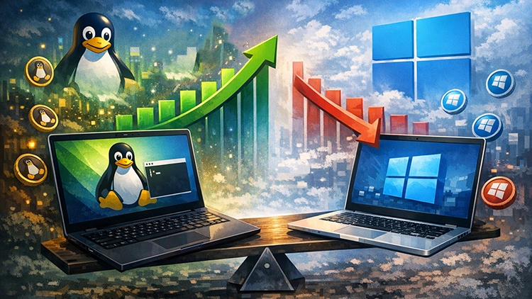 Ноутбуки з Linux набирають популярність, чим з Windows