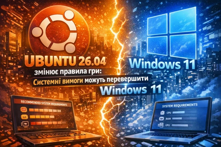 Ubuntu 26.04 змінює правила гри: системні вимоги можуть перевершити Windows 11