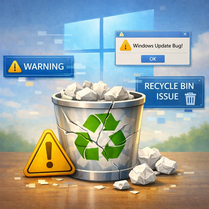 Новий баг Windows після червневого оновлення: Microsoft підтвердила проблему з «Кошиком» 1 Новий баг Windows після червневого оновлення Microsoft підтвердила проблему з «Кошиком»